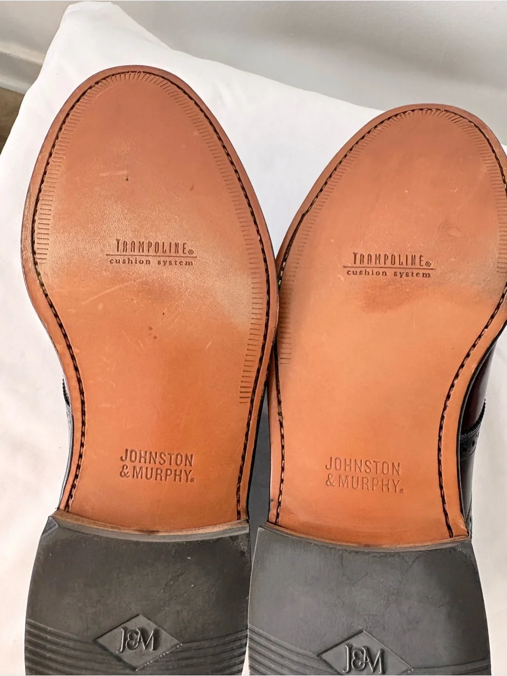 Johnston & Murphy Vintage Two-Tone Leather Saddle Oxfords (11.5 D) - NWOB